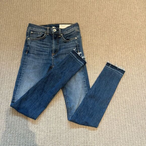 Rag & Bone High Rise Ankle Skinny jean - size 23 - Picture 2 of 8